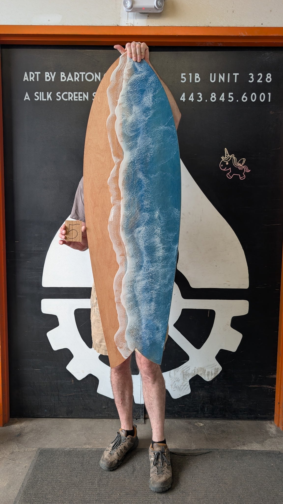 Ocean Resin Surfboard 5'