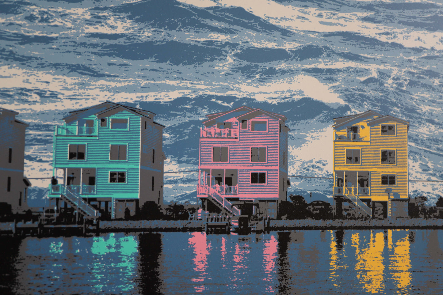 Fenwick Island Painted Houses 15x30