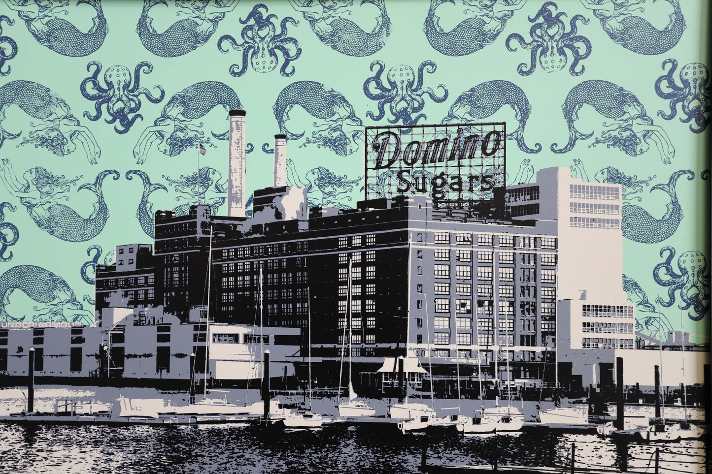Domino Sugar with Mermaids 15x30