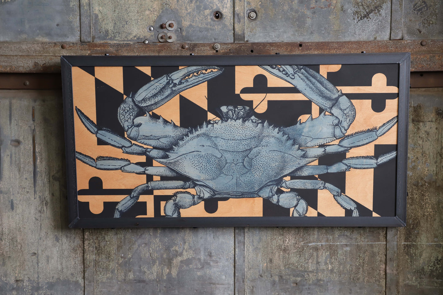 Maryland Crab Flag 2 color 24x48