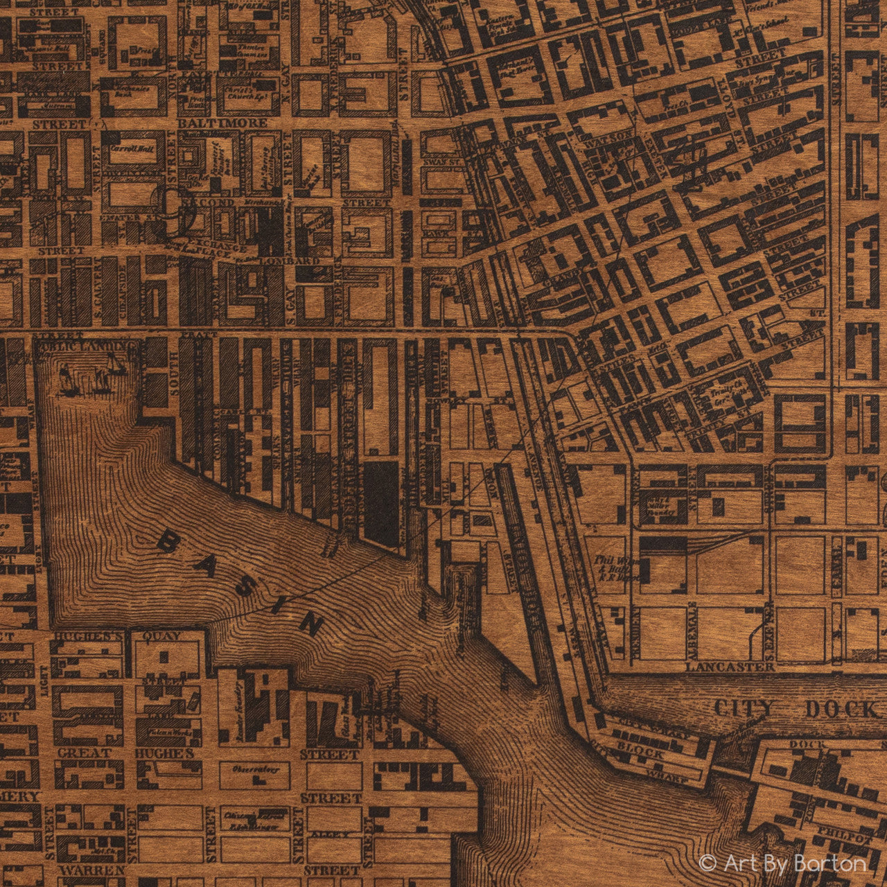 Baltimore Map 24x24