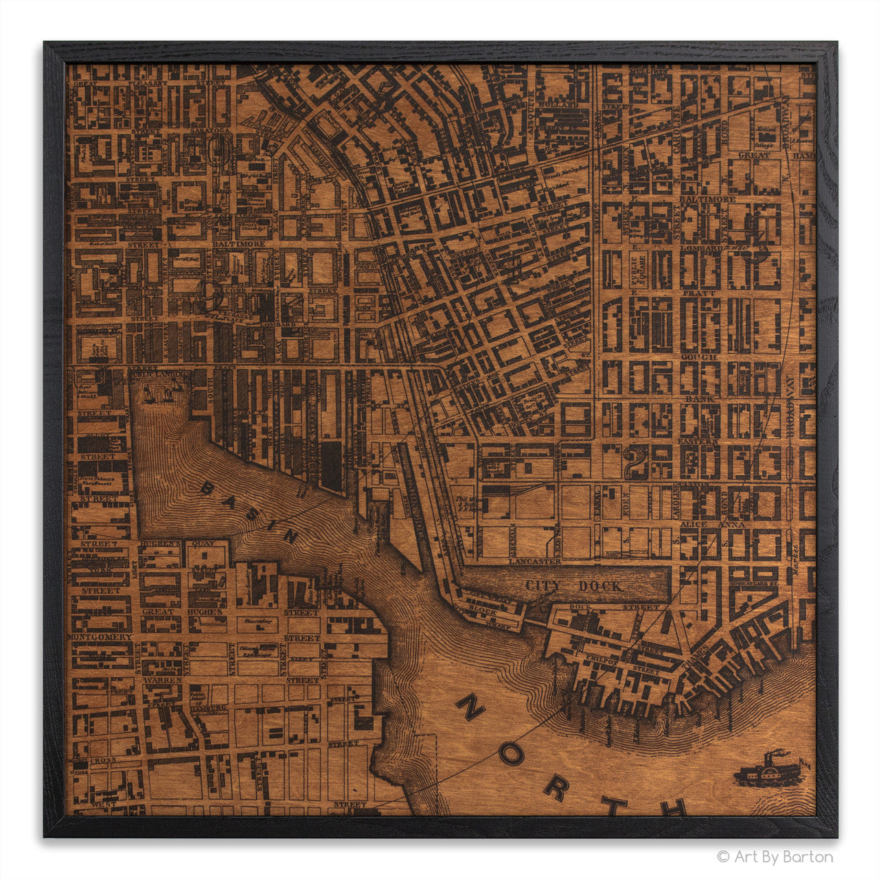 Baltimore Map 24x24