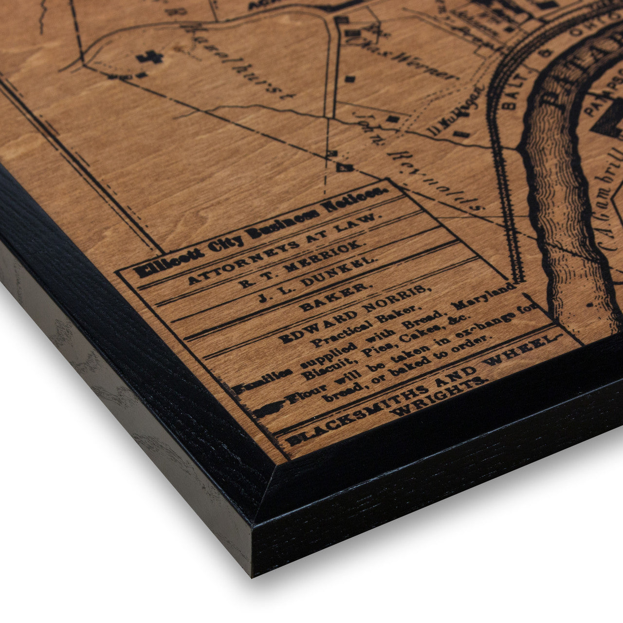 Ellicott City Map 24x24