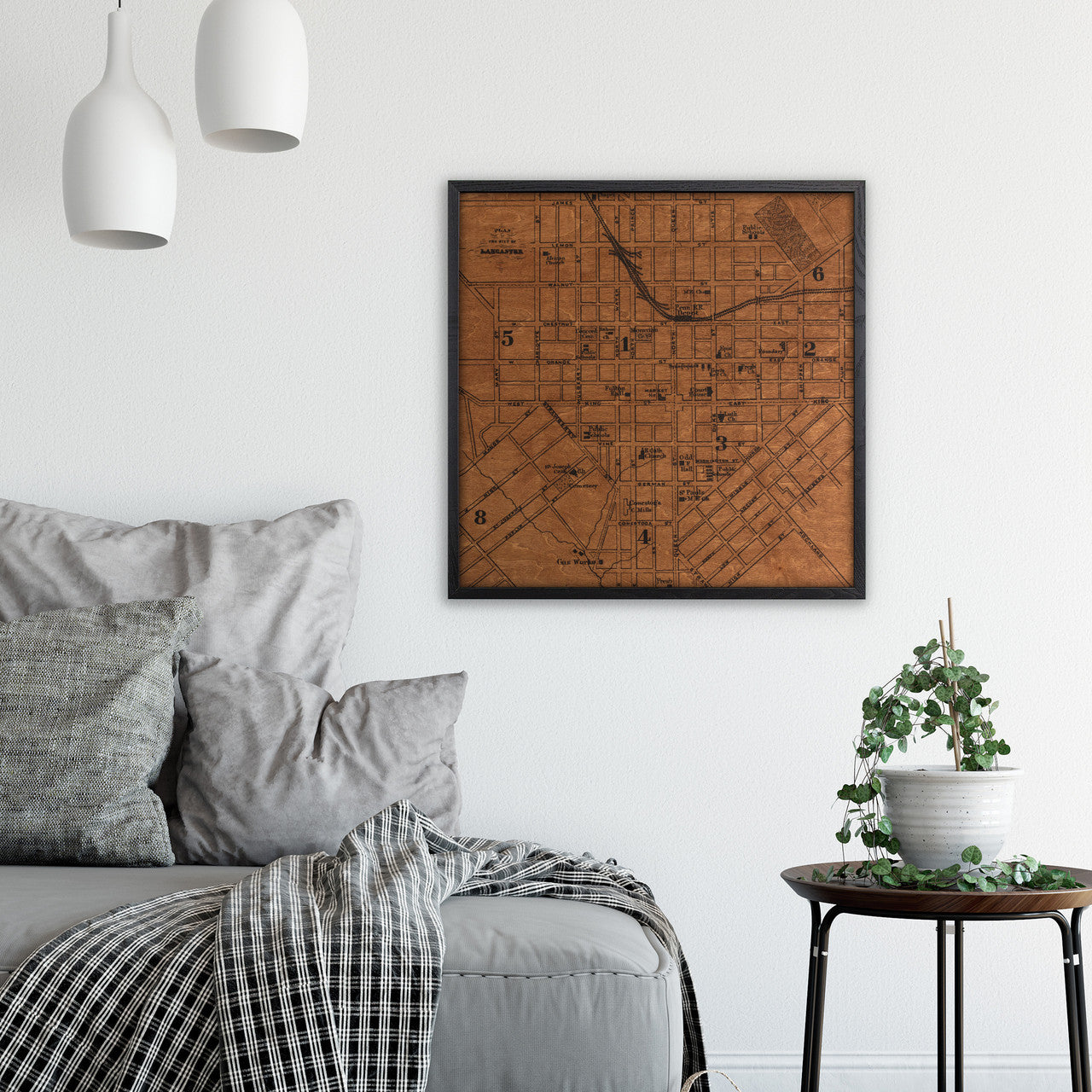 Lancaster Map 24x24
