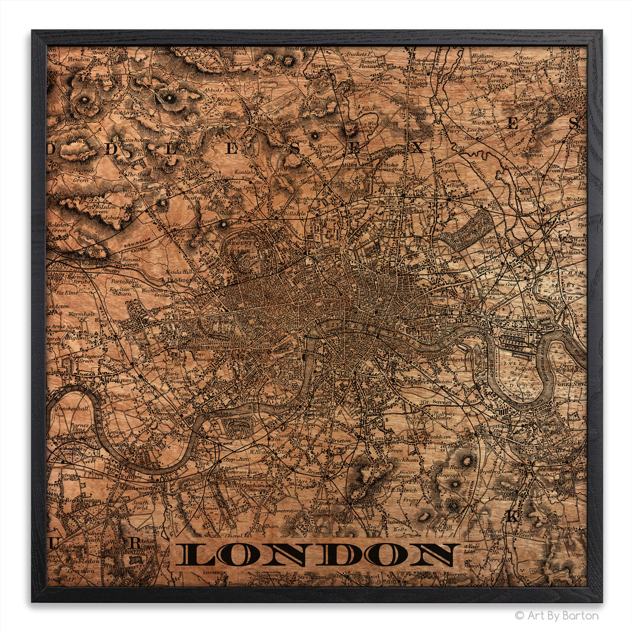 London Map 24x24