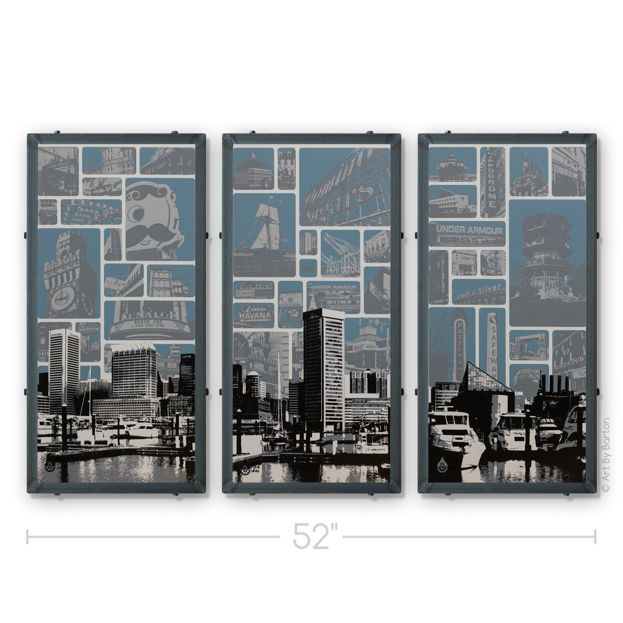 Baltimore Newspaper Triptych