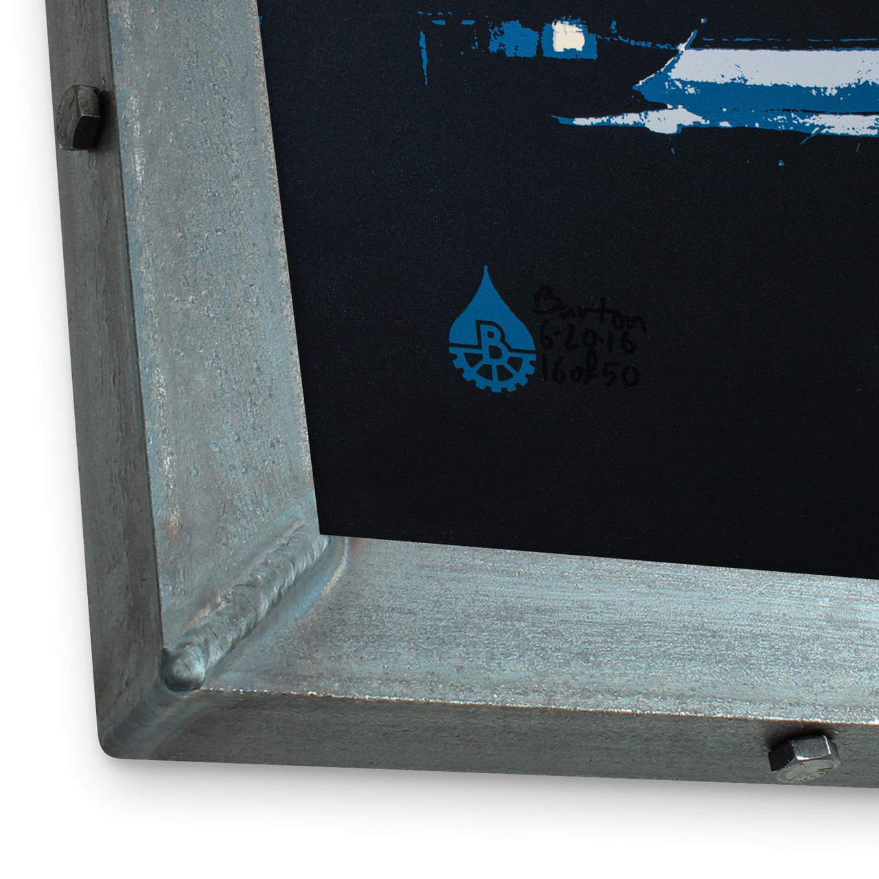 Baltimore Skyline with Star Map