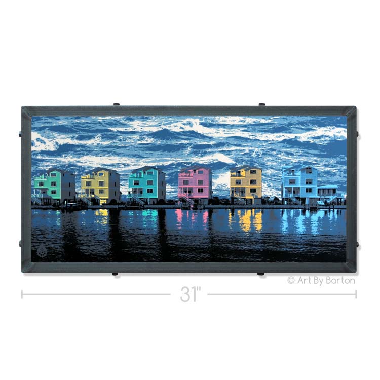 Fenwick Island Painted Houses 15x30