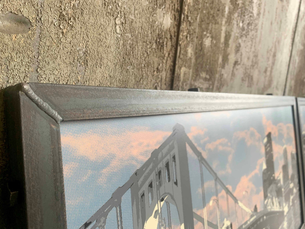 Pittsburgh Skyline Sunset Diptych