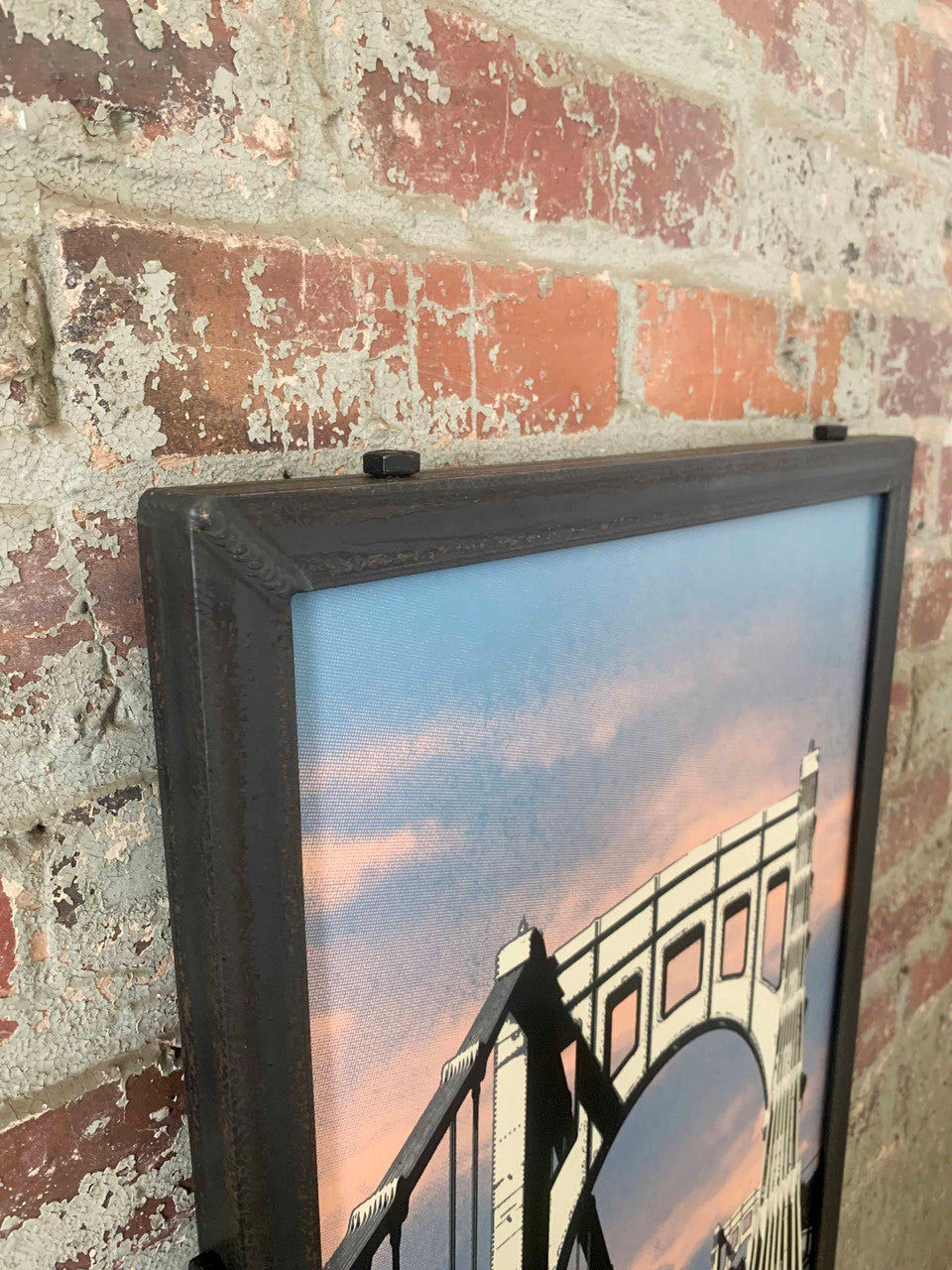Clemente Bridge Sunset- Vertical