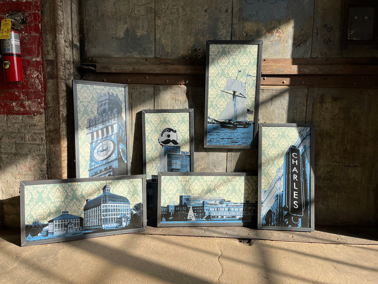 Bromo Seltzer Tower with Pattern, Baltimore, MD