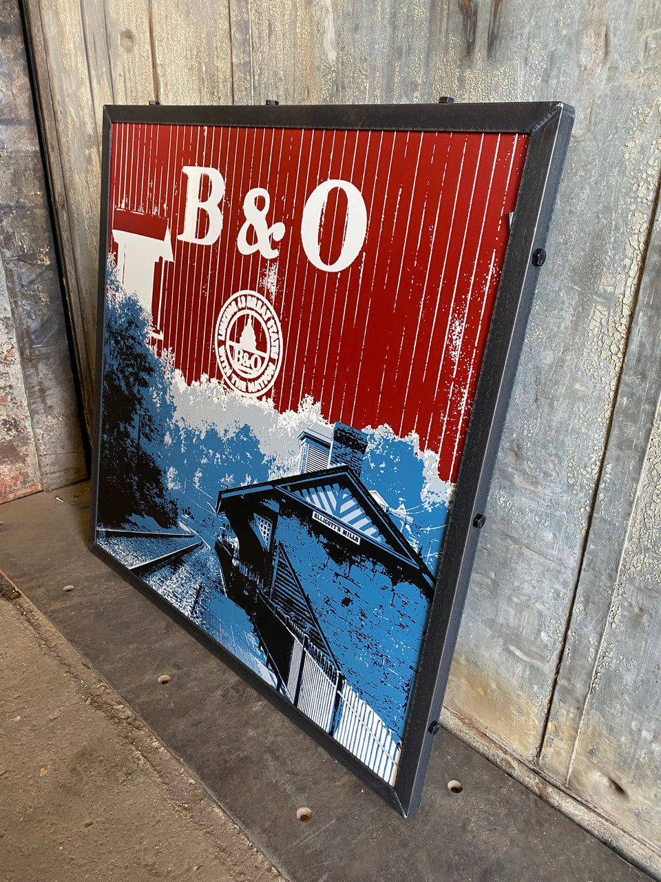 B&O train car Ellicott City Maryland