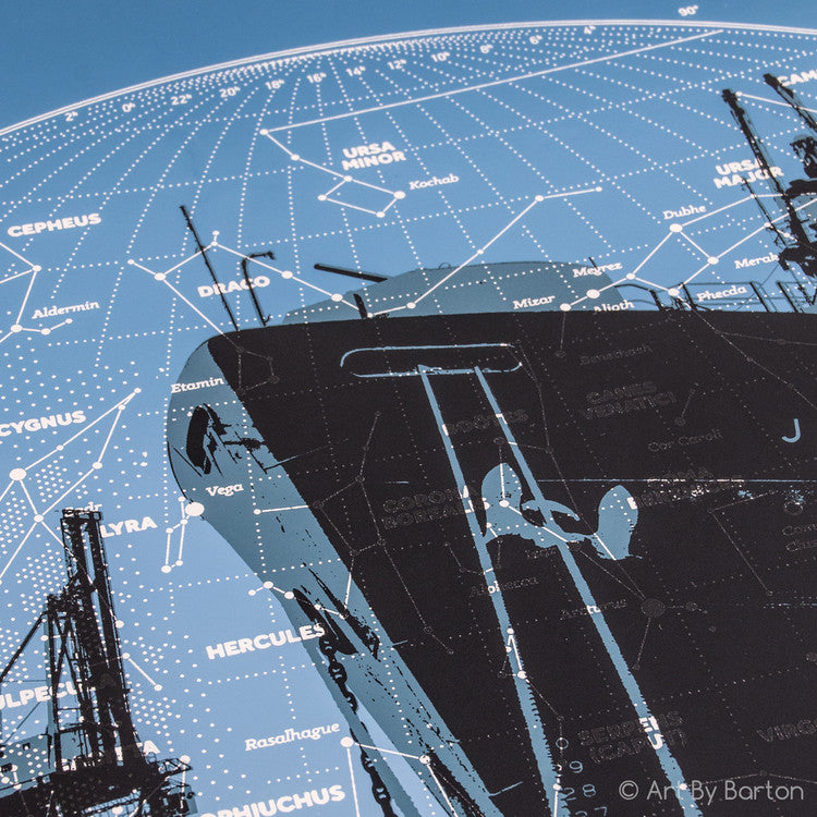 John W. Brown Star Map, Baltimore