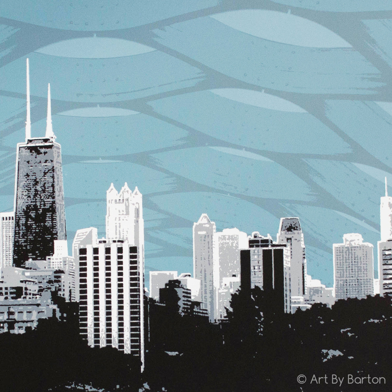 Lincoln Park Zoo Skyline