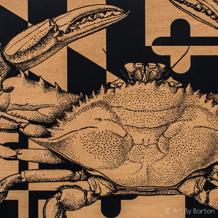 31" Maryland Crab Flag