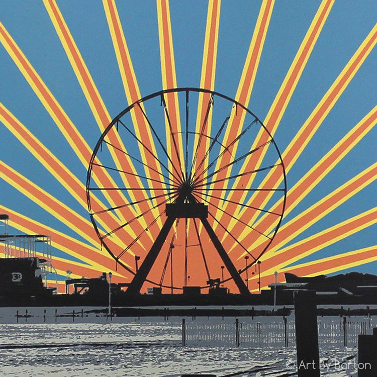 Ferris Wheel Sunset