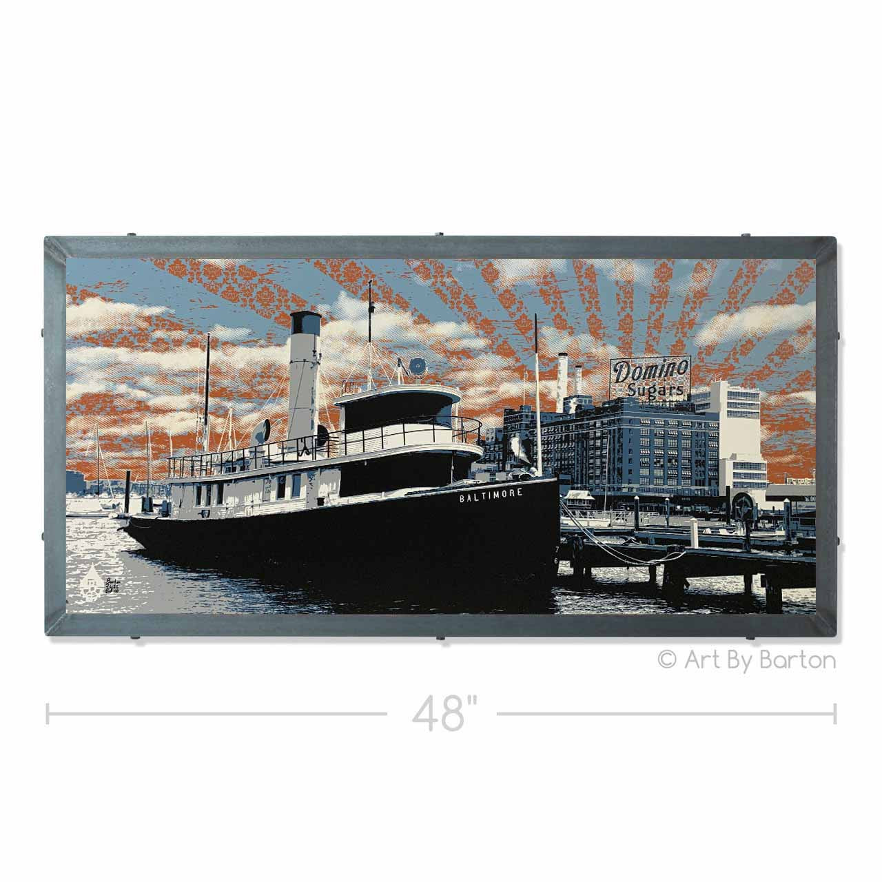 Baltimore Tug Boat with Domino and Sunburst