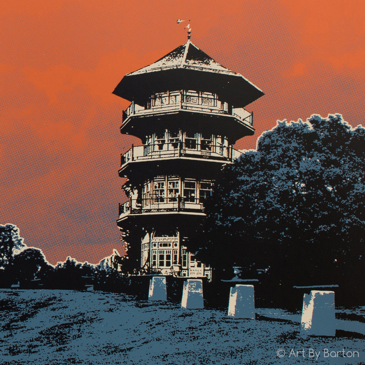 Patterson Park Pagoda Sunrise, Baltimore MD