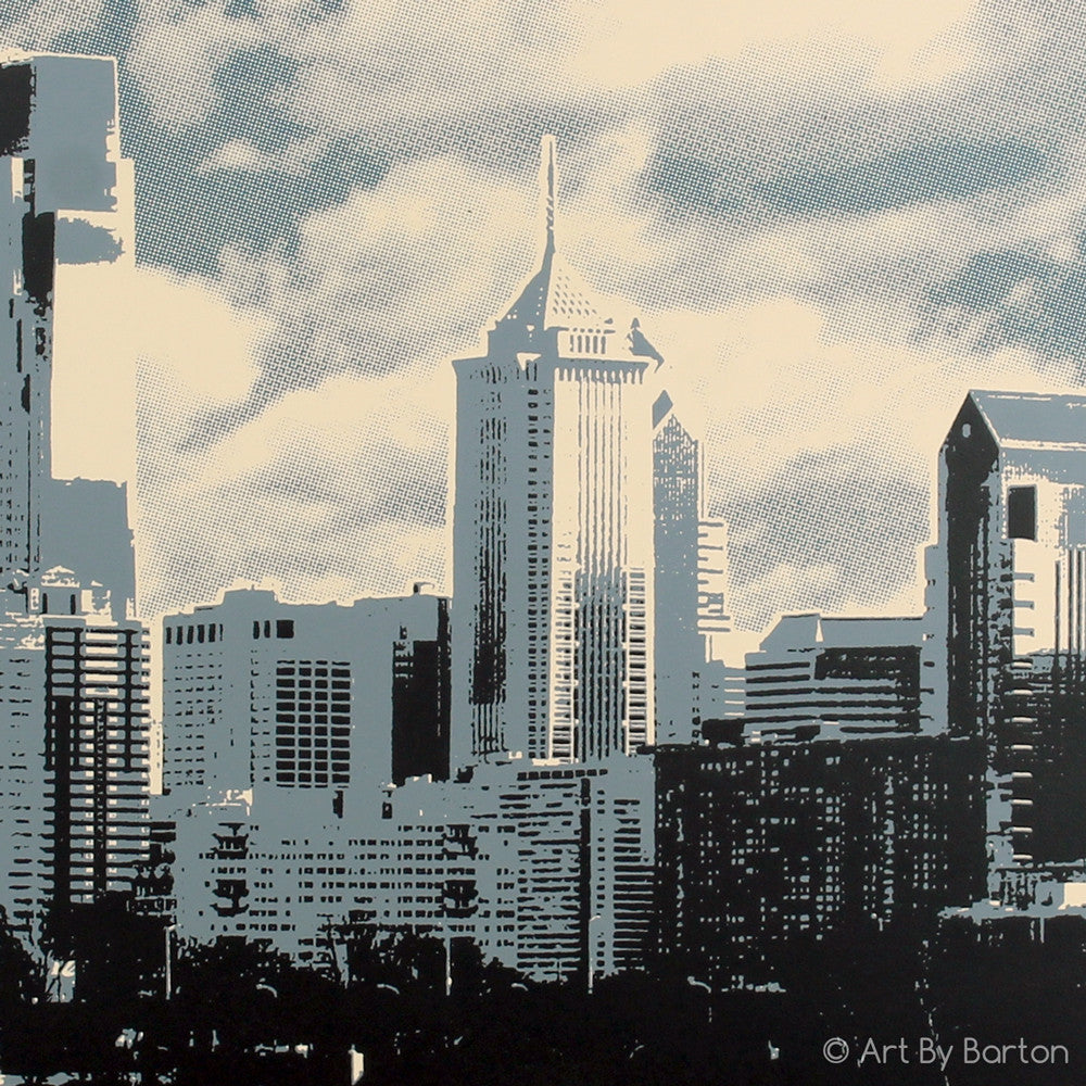 Philly with Clouds