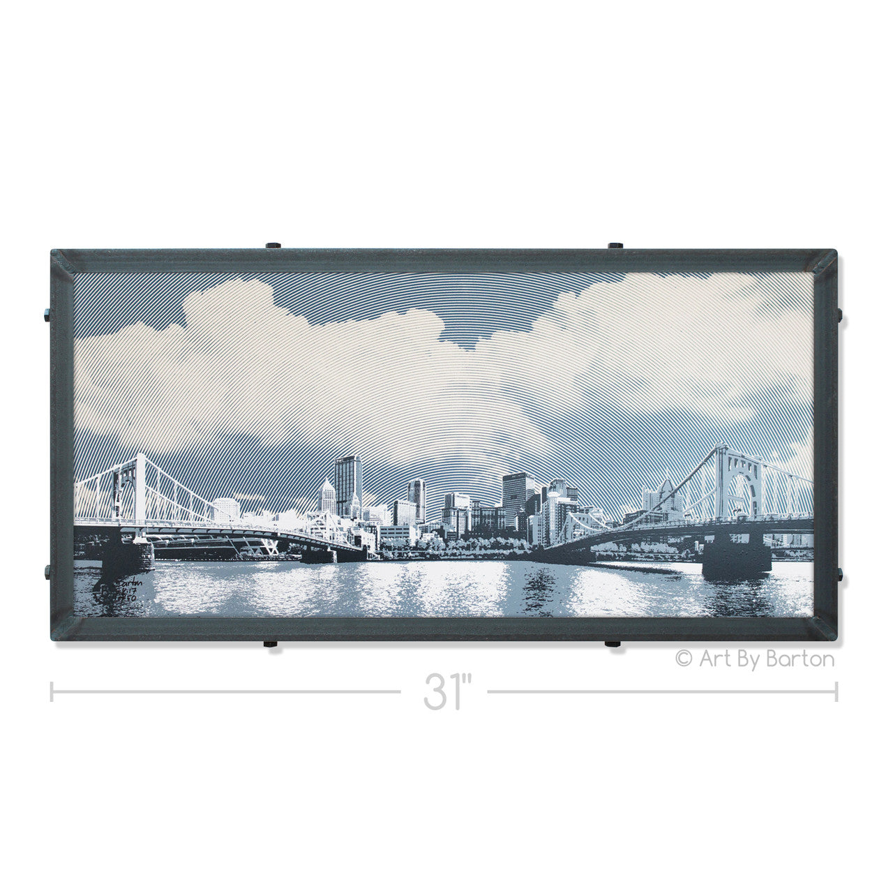 Pittsburgh Skyline with Clouds