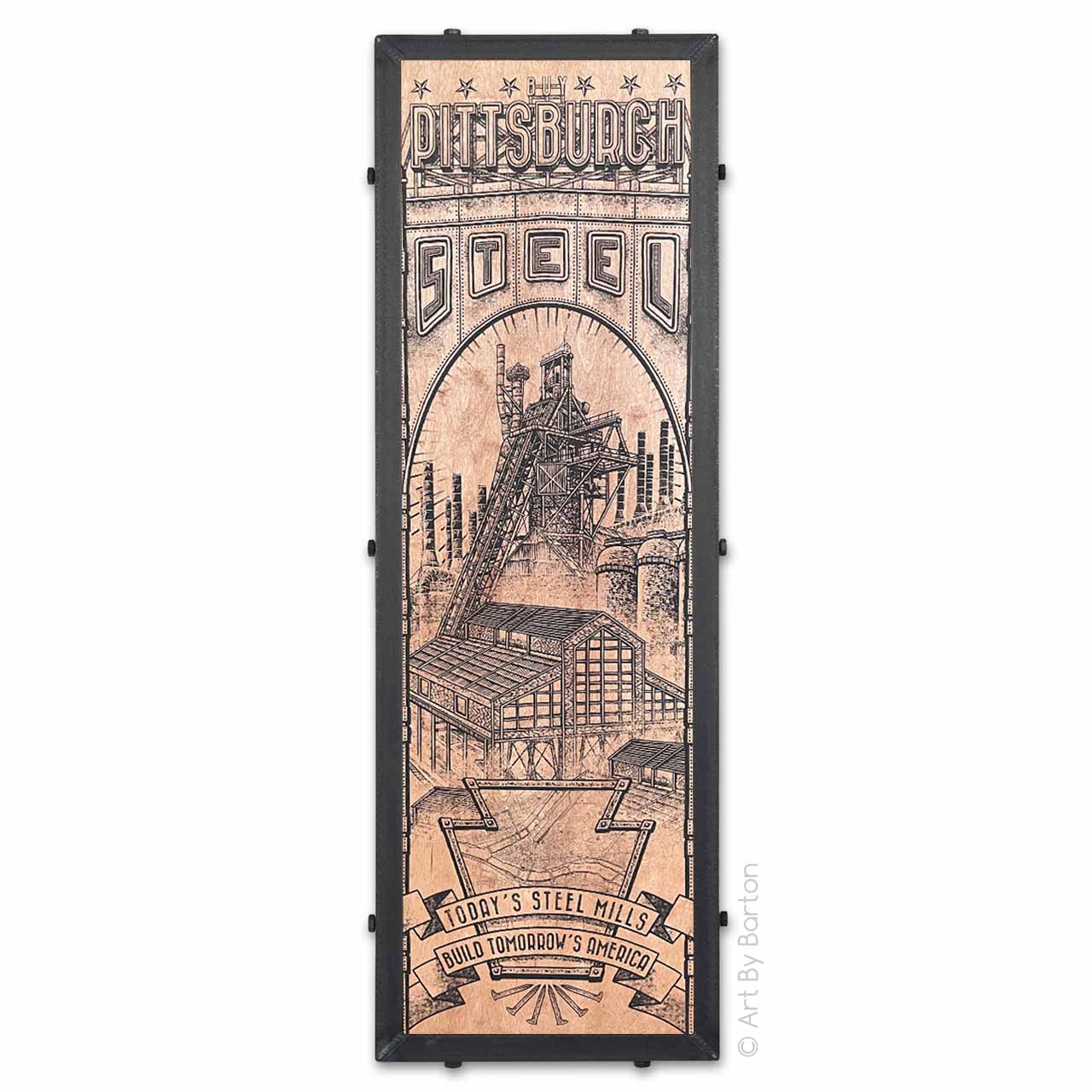 Pittsburgh Steel Ad (12x36)