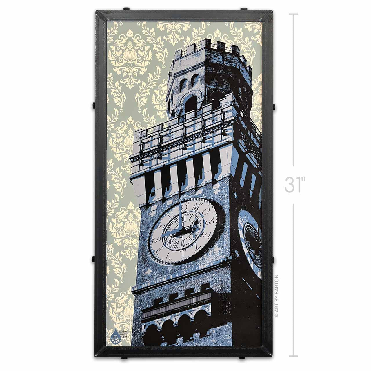 Bromo Seltzer Tower with Pattern, Baltimore, MD