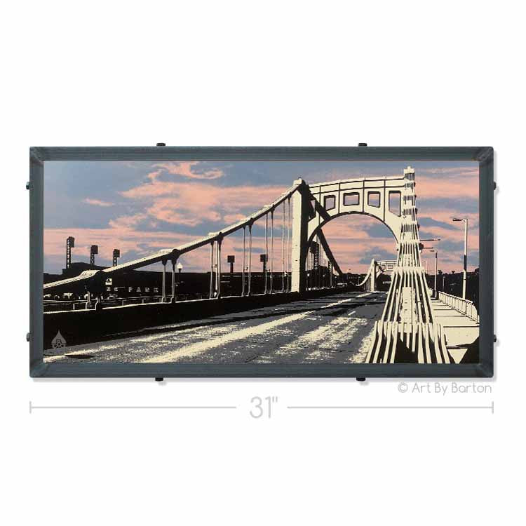 Clemente Bridge Sunset- Horizontal
