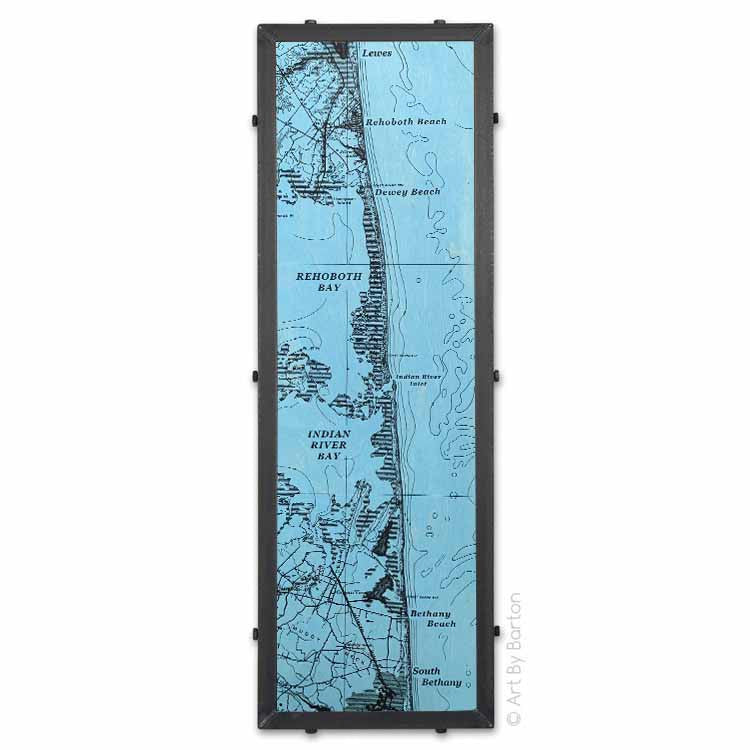Delaware Beach Map
