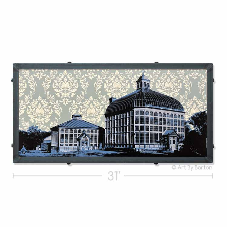 Rawlings conservatory with wallpaper