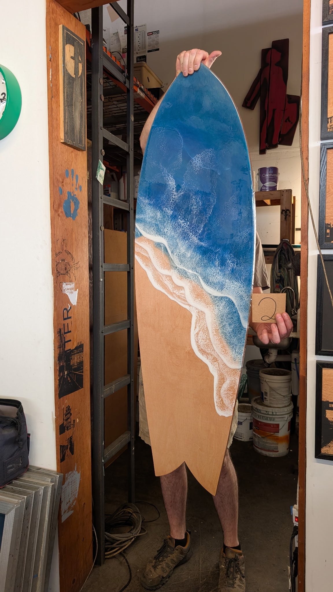 Ocean Resin Surfboard 5'