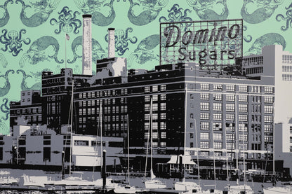 Domino Sugar with Mermaids 24x48