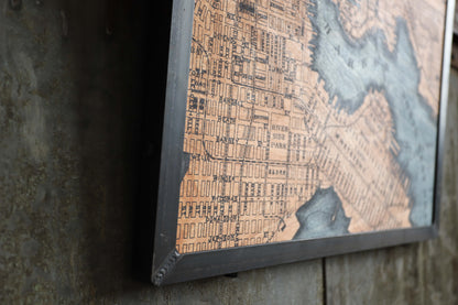 Baltimore Map two color 30x30