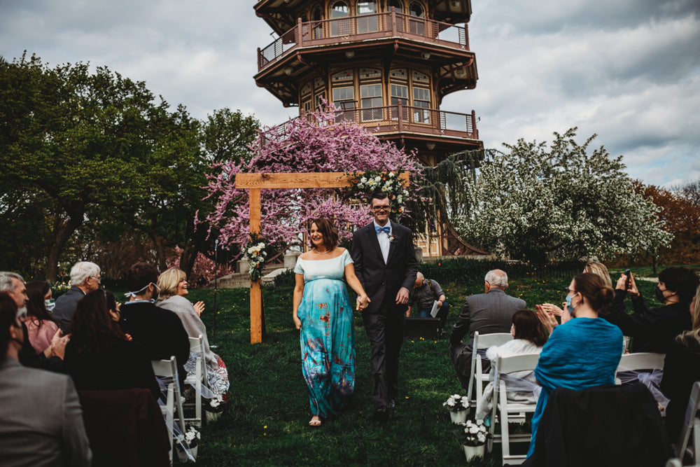 Springtime at the Pagoda, Patterson Park, MD 15x30