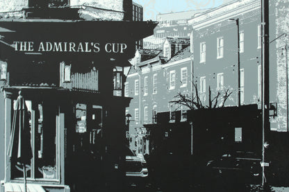 Admirals Cup Blue Damask, Baltimore, MD 15x30