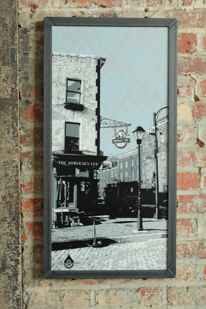 Admirals Cup Blue Damask, Baltimore, MD 15x30