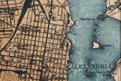 Alexandria, VA Map 30x30