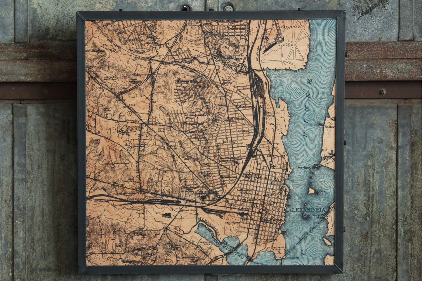 Alexandria, VA Map 30x30