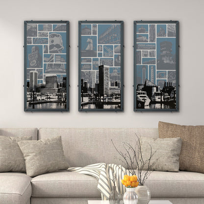 Baltimore Newspaper Triptych