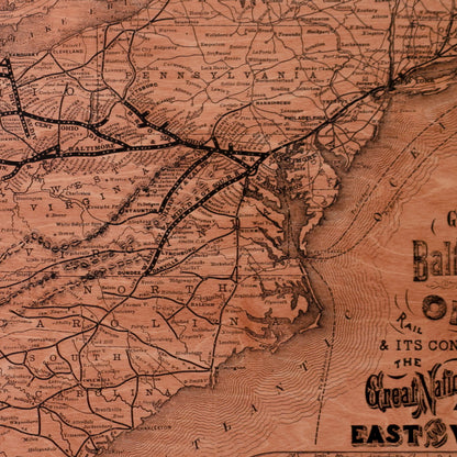 Baltimore Ohio Rail Road Map