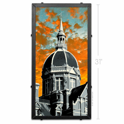 Johns Hopkins dome sunset