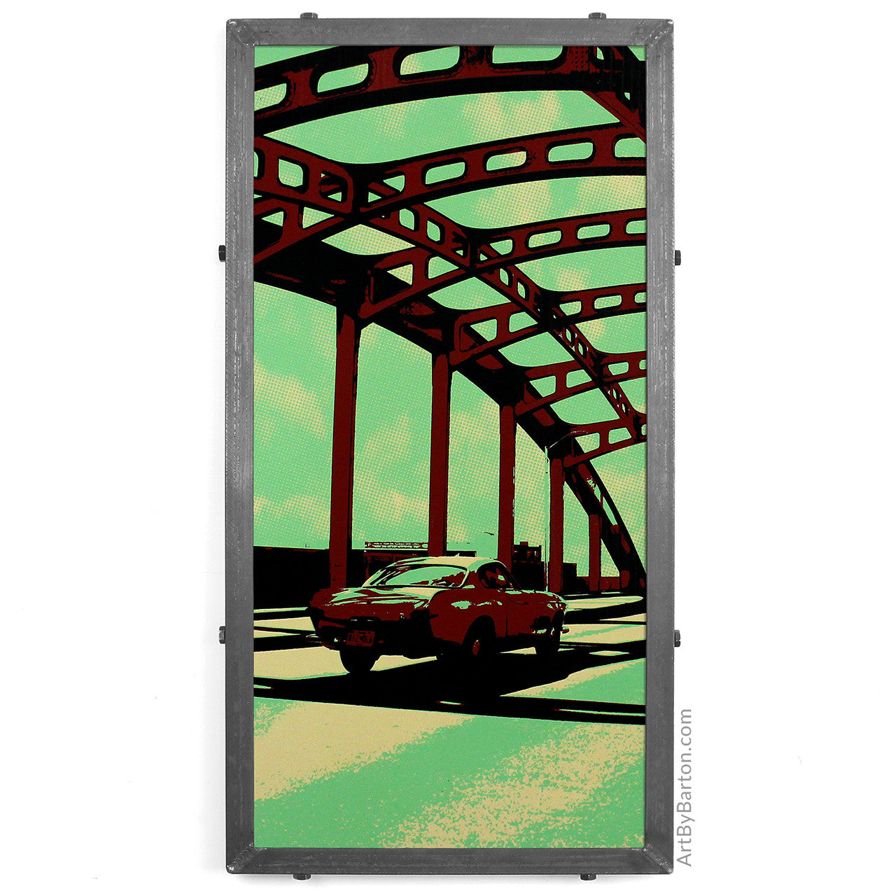 Howard St. Bridge w/ Volvo, Baltimore, MD