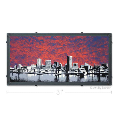 Baltimore Skyline Sunset