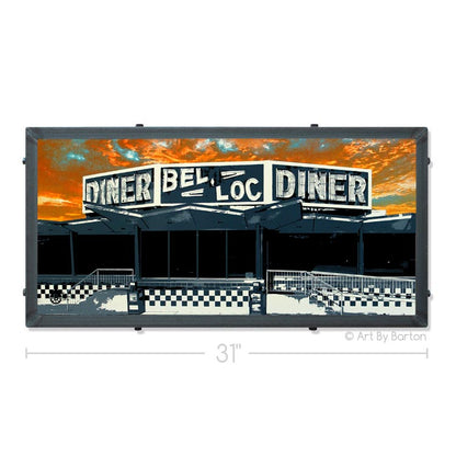 Bel Loc Diner Sunset, Baltimore, MD 15x30