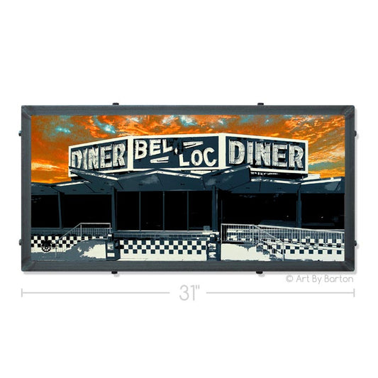 Bel Loc Diner Sunset, Baltimore, MD 15x30