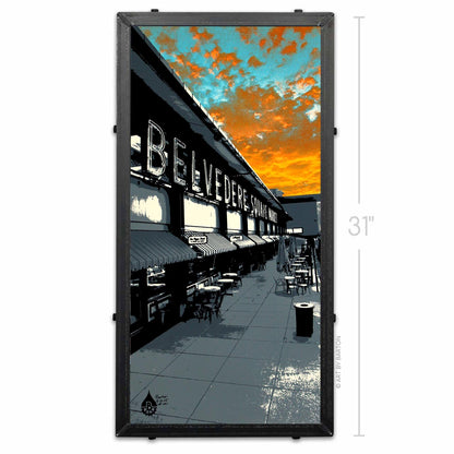 Belvedere Square Market Sunset, Baltimore, MD 15x30