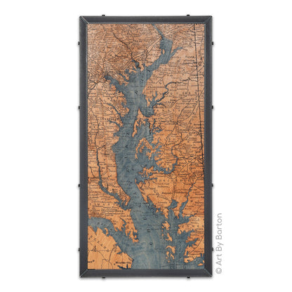 Chesapeake Bay Map (3 Sizes)