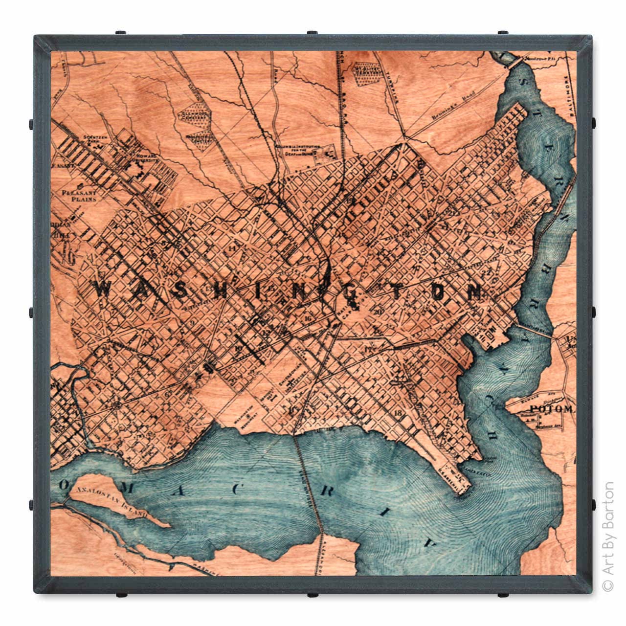 New Washington DC Map 30x30