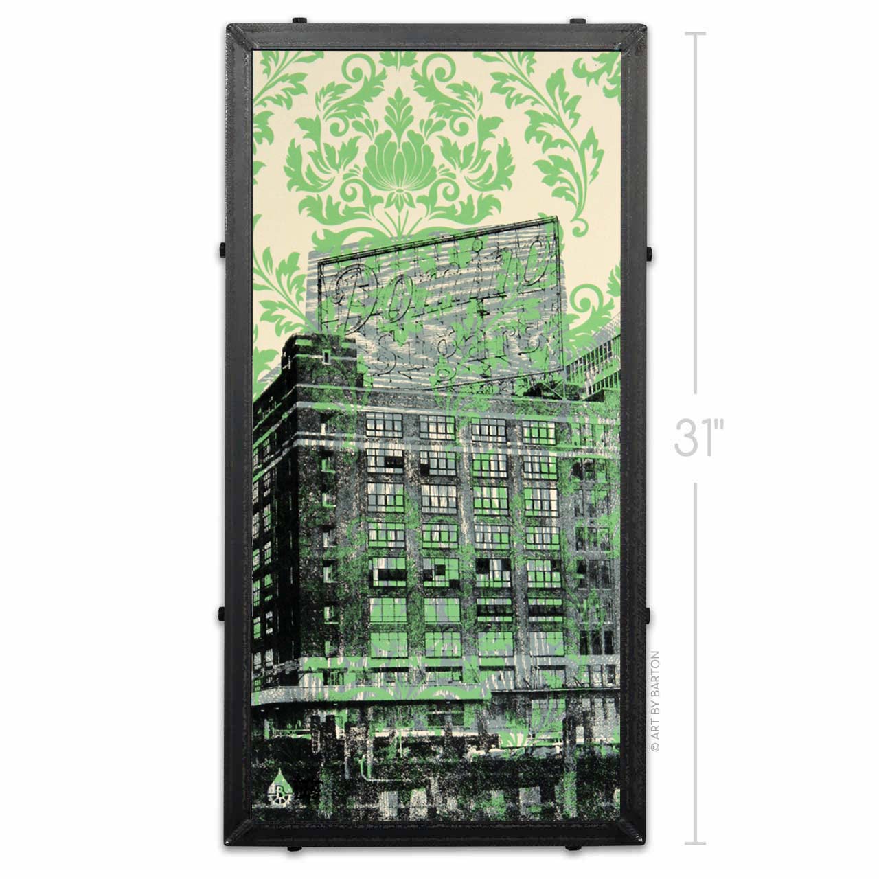 Abstract Damask Domino Sugar Baltimore, MD 15x30