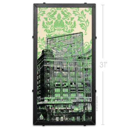 Abstract Damask Domino Sugar Baltimore, MD 15x30