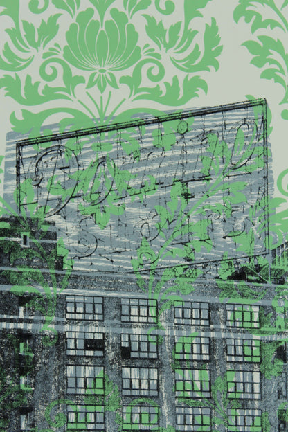 Abstract Damask Domino Sugar Baltimore, MD 15x30